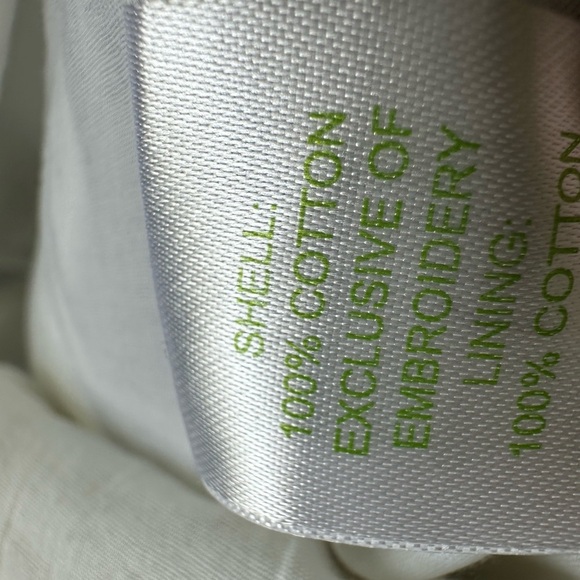 Lilly Pulitzer Strapless Dress with Navy Embroidery - Picture 9 of 10